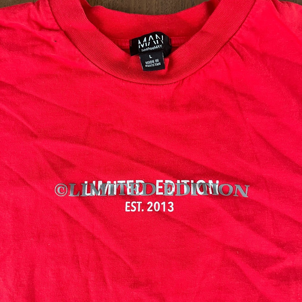 Fashion Nova Red Graphic Tee